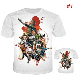 NEW FASHION cb kamen rider cool tv series 3 d เสื้อยืดลําลองสําหรับผู้ชายผู้หญิงแขนสั้นพิมพ์ลายกราฟฟิค