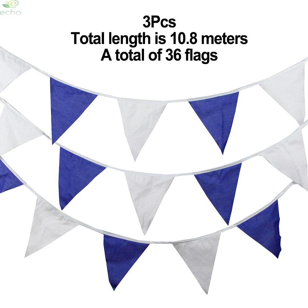 ธงสามเหลี่ยม-สีขาว-สีฟ้า-ขนาด-35-ฟุต-36-ฟุต-15-ซม-x-17-46-ซม