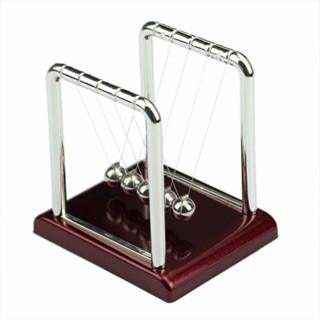 Newton Pendulum การสอนวิทยาศาสตร์ Steel Balance Ball สนุกการเรียนรู้ฟิสิกส์ของเล่น 5 Swing Balls Newton Cradle Balance Ball