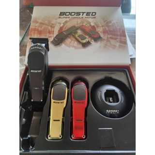 ตัดผมชาย บาร์เบอร์ ปัตตาเลี่ยน ตัวตัด Gamma+ Boosted สีดำ พร้อมฝาเปลี่ยน2 ชิ้น