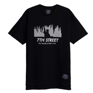 พร้อมส่ง ผ้าฝ้ายบริสุทธิ์ 7th Street เสื้อยืดแบบโอเวอไซส์  () รุ่น OFLT002 T-shirt