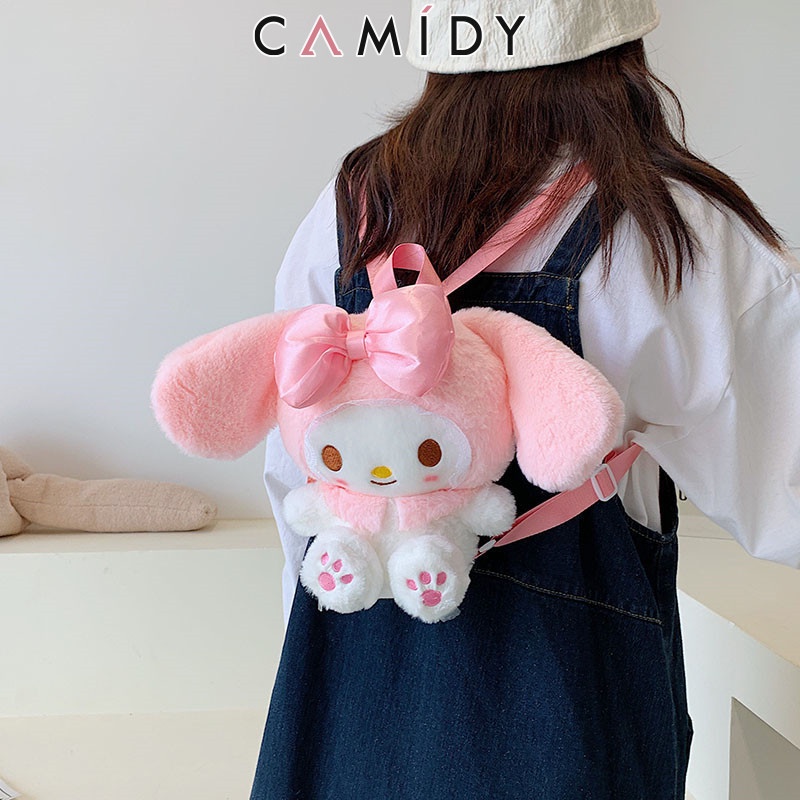 camidy-ใหม่สีชมพูตุ๊กตาของเล่นตุ๊กตากระเป๋าเป้สะพายหลังเด็กกระเป๋าเป้สะพายหลัง