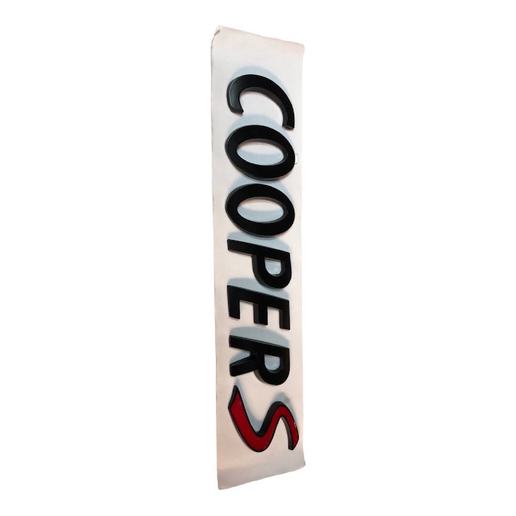 แนะนำ-โลโก้ตัวอักษร-ติดด้านหลังรถ-มินิคูเปอร์-minicooper-logo-black-cooper-s-ครบเครื่องเรืองประดับ