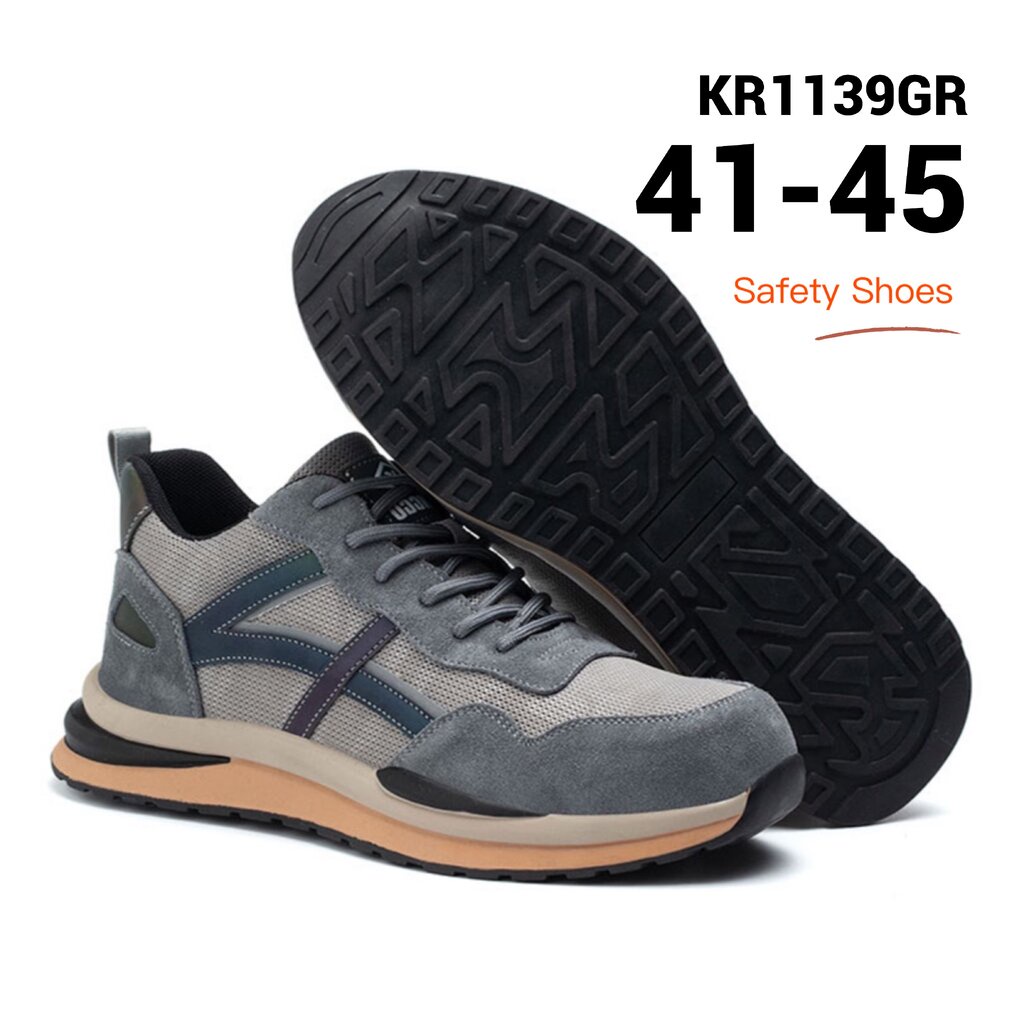 รองเท้าเซฟตี้แฟชั่น-41-45-safety-composite-toe-รองเท้าเซฟตี้-ผ้าใบเซฟตี้-kr1139