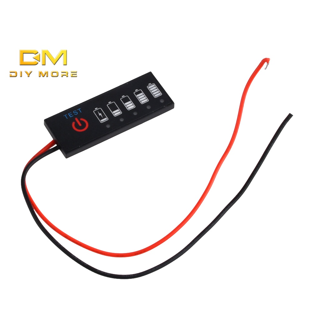 diymore-บอร์ดโมดูลแสดงสถานะแบตเตอรี่-li-ion-พร้อมฟังก์ชั่นเชื่อมต่อ-ป้องกันการย้อนกลับ-สําหรับจอแสดงผลแรงดันไฟฟ้า-led
