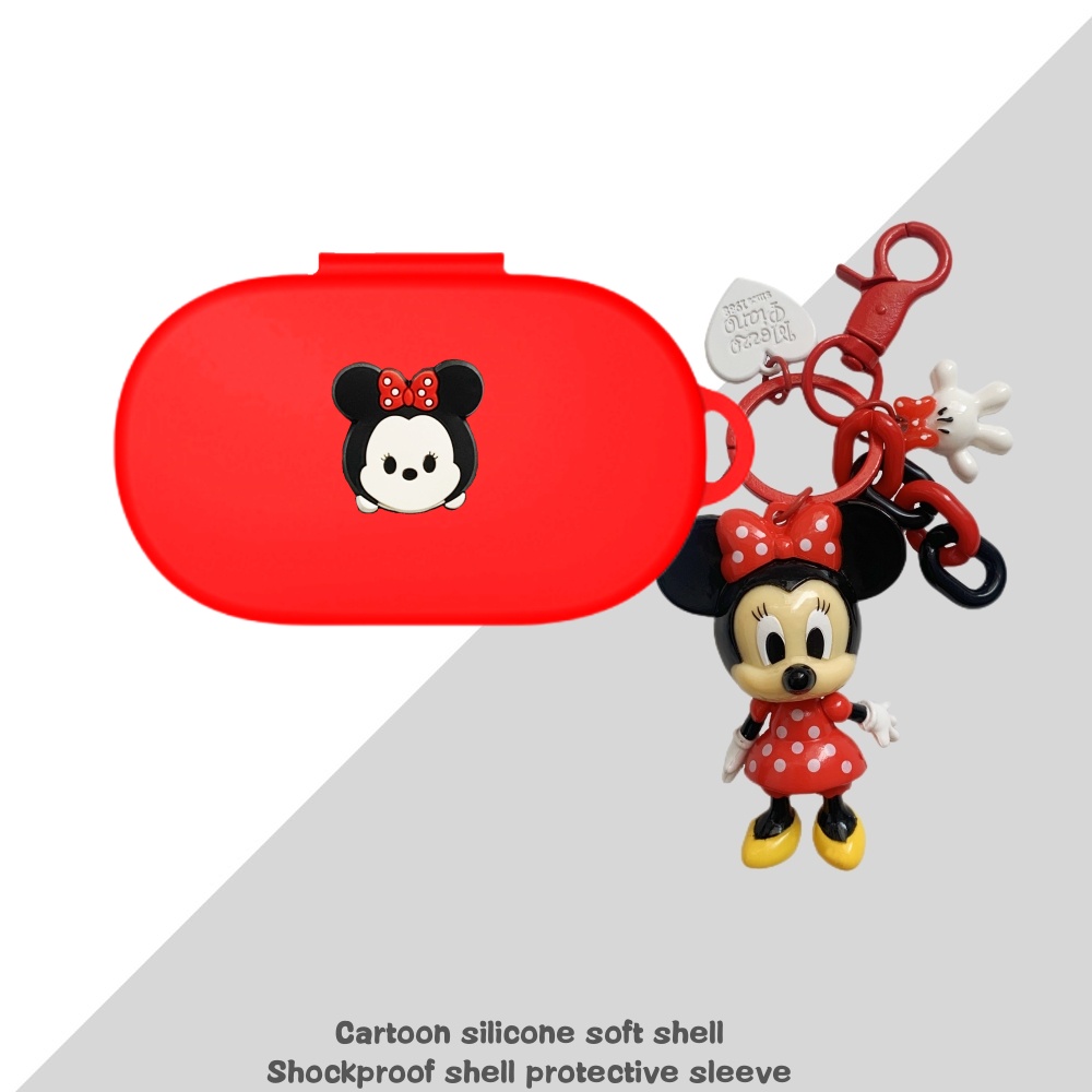 soundpeats-truefree2-protective-case-cartoon-mickey-minnie-keychain-pendant-soundpeats-truefree2-silicone-soft-case-shockproof-case-protective-cover-cute-stitch-donald-duck-snoopy-pendant-soundpeats-s