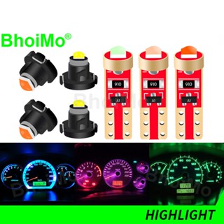 Bhoimo ใหม่ แผงแดชบอร์ดไฟ Led T5 T3 T4.2 W3W T4.7 3030 สําหรับรถยนต์ รถจักรยานยนต์ DC12V