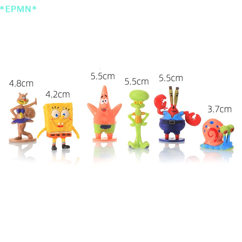 epmn-gt-ชุดฟิกเกอร์ตุ๊กตา-spongebob-ขนาดเล็ก-อุปกรณ์เสริม-สําหรับตกแต่งตู้ปลา