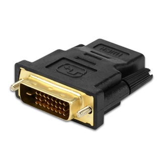 Rich2.br DOONJIEY อะแดปเตอร์เชื่อมต่อเสียงวิดีโอ DVI-D Dual Link 24+1 ตัวผู้ เป็น HDMI ตัวเมีย