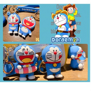 พวงกุญแจ จี้ตุ๊กตาการ์ตูนโดราเอมอน Jingle Cat น่ารัก สร้างสรรค์ เหมาะกับของขวัญ สําหรับห้อยกระเป๋า รถยนต์