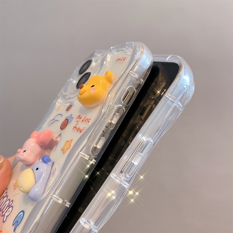 เคส-oppo-reno-8-reno-8-pro-reno-8proplus-ตุ๊กตาสามมิติ-สีใส-การ์ตูน-กรณีป้องกันโทรศัพท์มือถือ-ty4
