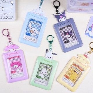 Sanrio เคสใส ลายการ์ตูนเมโลดี้ คุโรมิ ขนาด 3 นิ้ว ป้องกันโฟโต้การ์ด