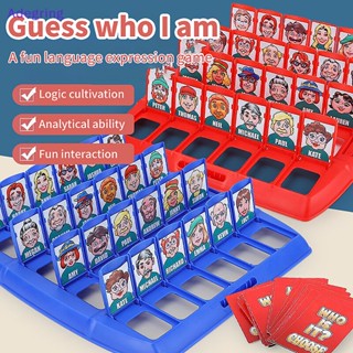 [Adegring] Who Is It Family บอร์ดเกมมอนเตสซอรี่ ของเล่นบรรเทาความเครียด สําหรับเด็ก