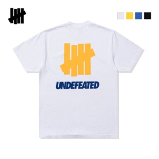 เสื้อยืดครอป Undefeated เสื้อยืดแขนสั้น พิมพ์ลาย สองสี แฟชั่นฤดูใบไม้ผลิ และฤดูร้อน สําหรับผู้ชาย และผู้หญิง