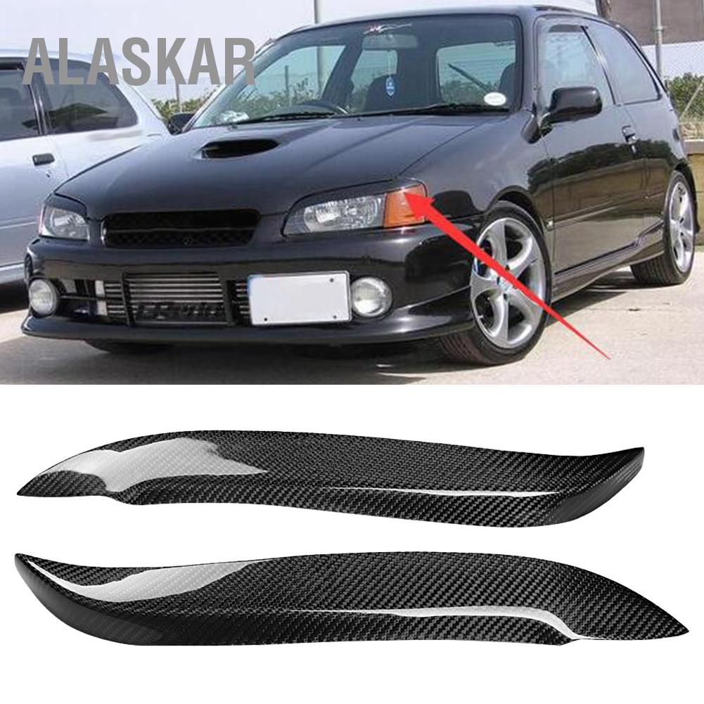 alaskar-คิ้วครอบไฟหน้าตัดสติกเกอร์เหมาะสำหรับ-toyota-starlet-glanza-ep91-1996-1999