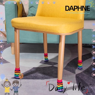 DAPHNE 4Pcs 9*5cm Table Foot Socks 14 Styles Floor Protectors Chair Leg Covers Non-Slip Furniture Home Decor Cartoon High Quality Knitting Sock