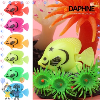 Daphne 10 ชิ้น ปลาปลอม ลอยน้ํา จําลอง ตู้ปลา ตกแต่งบ้าน เครื่องประดับ