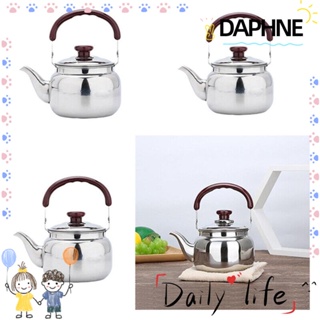 Daphne กาต้มน้ําสเตนเลส 0.5 ลิตร 0.75 ลิตร 1 ลิตร 2 ลิตร สําหรับเตาแก๊ส ตั้งแคมป์ หม้อน้ํา บ้าน สํานักงาน ร้านอาหาร กาน้ําชา