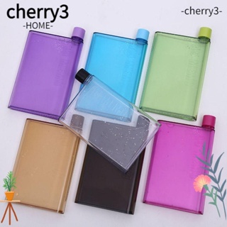 Cherry3 A5 A6 ขวดน้ําพลาสติกใส แบบแบน สําหรับกลางแจ้ง