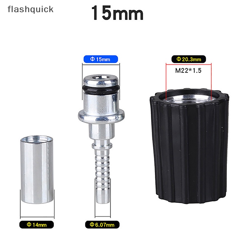 flashquick-ท่อหัวฉีดน้ําแรงดันสูง-d14-d15-มม-m22-สําหรับทําความสะอาดรถยนต์