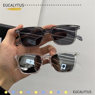 Eutus แว่นตากันแดด UV400 ทรงสี่เหลี่ยม สไตล์ฮิปฮอป สําหรับผู้ชาย และผู้หญิง