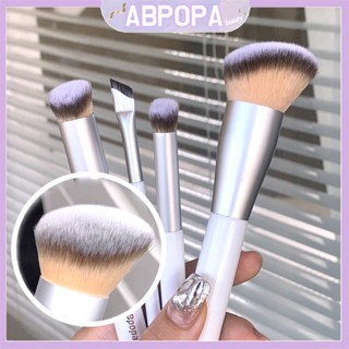 Abpopa Beauty ABpopa ชุดแปรงแต่งหน้า ขนแปรงนุ่ม และพกพา อเนกประสงค์ คุณภาพสูง 4 ชิ้น