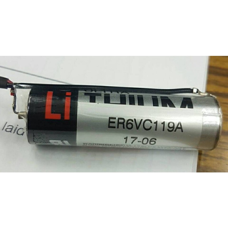 er6v-er6vc119a-er6vc199bแบตเตอร์รี่-พร้อมกล่อง-ของแท้-แบตเตอรี่-3-6-v-2000-mah-plcสีดำปลั๊-ราคาโรงงาน