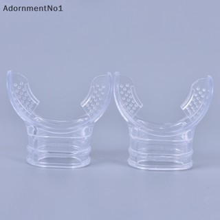 Adornmentno1 ท่อดําน้ํา ซิลิโคนใส อุปกรณ์เสริม สําหรับดําน้ํา ว่ายน้ํา 1 ชิ้น