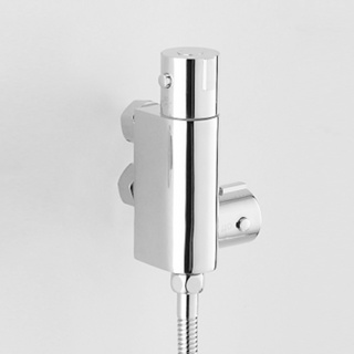 Shower Mixer Valve 1/2" Hot Cold Connectors For High Low Pressure System