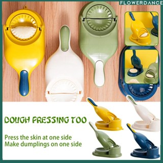 Dumpling Skin Artifact 2 In 1 Dumpling Maker Manual Wrapper Making Plastic Mold Dough Pressing Tool Kitchen Baking Tool Flower flower