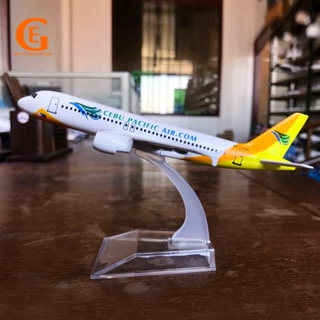 โมเดลเครื่องบินโลหะ Cebu Pacific Air A320 Airbus 320 16 ซม.