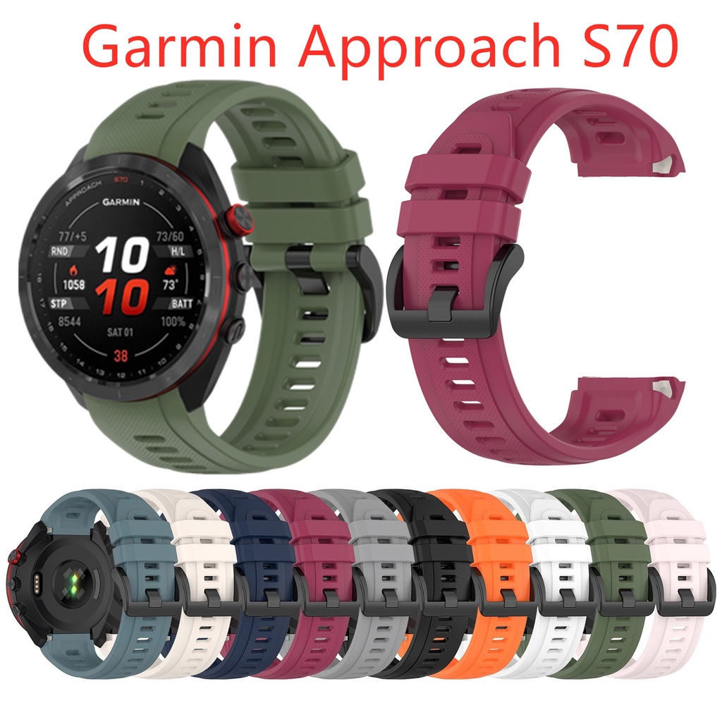 สายนาฬิกาข้อมือซิลิโคน-สําหรับ-garmin-approach-s70-s70-42-มม-47-มม