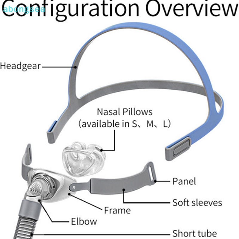 abongsea-p2-หมอนรองจมูก-cpap-สําหรับนอนกรน-ดี