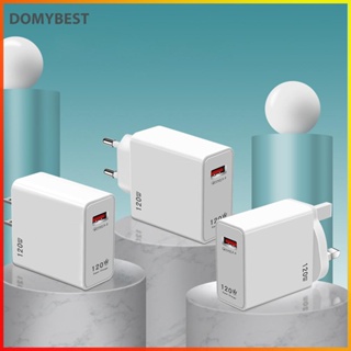 ❤ Domybest อุปกรณ์ชาร์จโทรศัพท์มือถือ USB 120W ไม่ลามไฟ สําหรับ Samsung Huawei