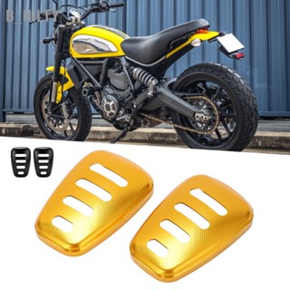 B_HILTY 2 ชิ้นรถจักรยานยนต์ไฟเลี้ยวฝาครอบป้องกันด้านหน้าด้านหลังสำหรับ DUCATI Scrambler 800 2018-2021