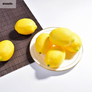 【DREAMLIFE】Lemons Foam Fruit Home Kitchen Lemon Party Replacement Spare Parts Wedding