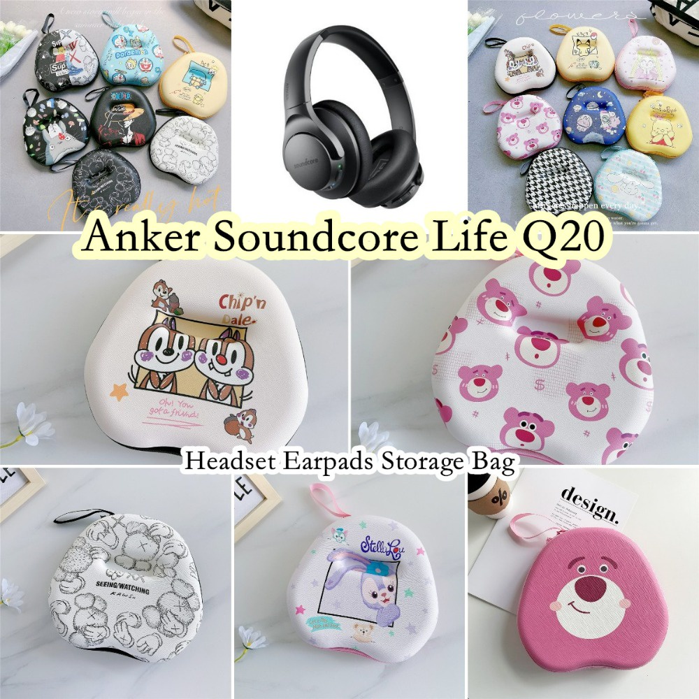 จัดส่งด่วน-เคสหูฟัง-ลายการ์ตูน-สําหรับ-anker-soundcore-life-q20-soundcore-life-q20