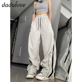 DaDulove💕 New American Ina High Street Hip Hop Casual Pants Niche High Waist Loose Wide Leg Pants Trousers