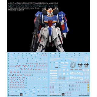 Yan GHOST MG Z ZETA Ver.Ka 20TH สติกเกอร์รูปลอกสไลด์น้ํา