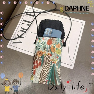 Daphne กระเป๋าใส่โทรศัพท์มือถือ อเนกประสงค์ แบบพกพา หรูหรา สําหรับผู้หญิง และนักเรียน