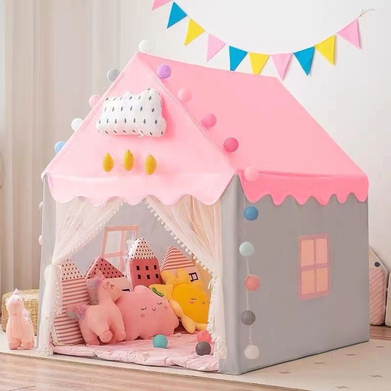 spot-second-hair-childrens-tent-indoor-game-house-small-house-castle-princess-house-sleeping-house-toy-mosquito-net-birthday-gift-8cc