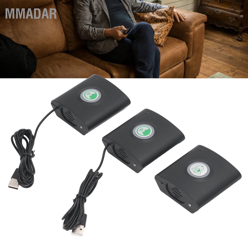 mmadar-wireless-voice-intercom-doorbell-2-way-call-waterproof-kit-สำหรับโรงพยาบาลที่บ้าน