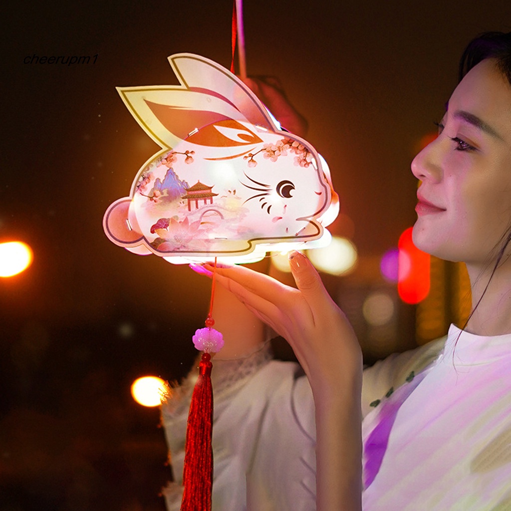 cheersp-โคมไฟกระต่าย-led-pvc-รูปพู่-ไม่ซีดจาง-สร้างสรรค์-สําหรับแขวนตกแต่งบ้าน-เทศกาลปีใหม่จีน-1-ชุด