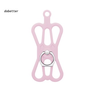 &lt;Dobetter&gt; 2 in 1 สายคล้องคอ ซิลิโคน สากล สายคล้องโทรศัพท์มือถือ เชือกเส้นเล็ก แหวน ขาตั้ง