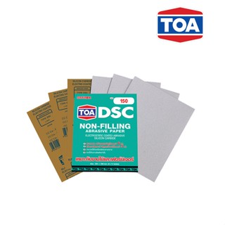 TOA DSC กระดาษทรายยูรีเทน ใช้สำหรับงานขัดแห้ง ไม้เนื้อแข็ง กระดาษทรายหยาบ กระดาษทรายขัดไม้ กระดาษทรายขัดแห้ง ดีเยี่ยม