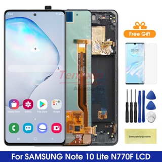 หน้าจอแสดงผล Lcd ดิจิทัล พร้อมหน้าจอสัมผัส สําหรับ Samsung Galaxy Note 10 Lite N770 N770F DS N770F DSM