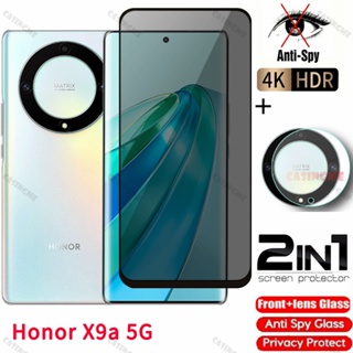 ฟิล์มกระจกนิรภัยกันรอยหน้าจอ ป้องกันการแอบมอง เพื่อความเป็นส่วนตัว สําหรับ Honor X9A 5G 2023 X9A X9 A X 9 A HonorX9a 4G 5G 2023