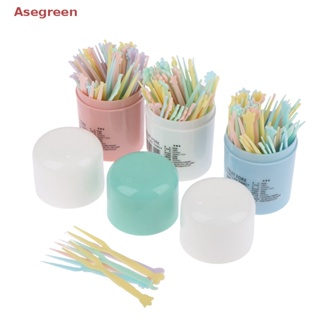 [Asegreen] 50Pcs/Set Fruit Fork Candy Color Mini Fruit Picks Plastic Snack Dessert Forks