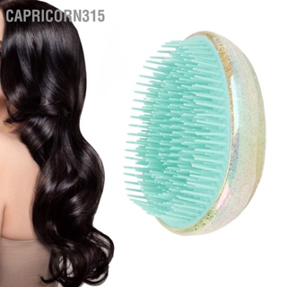  Capricorn315 แปรงผมรูปไข่ใช้เปียกและแห้งใช้นวดหนังศีรษะแบบพกพา Detangling แปรงหวีผมสำหรับร้านทำที่บ้าน