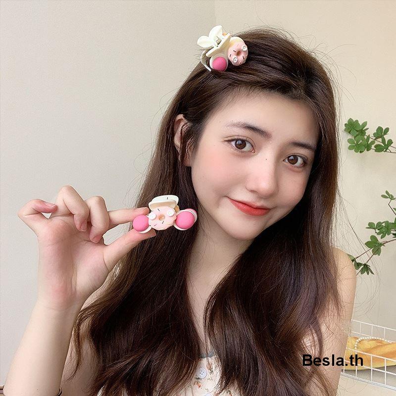 กิ๊บติดผมหน้าม้า-รูปโดนัทน่ารัก-ขนาดเล็ก-เครื่องประดับ-แฟชั่นสําหรับเด็กผู้หญิง